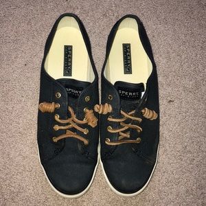 Women’s Navy Sperrys! Worn twice!